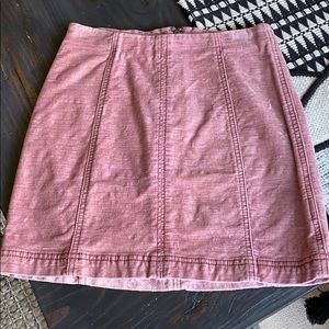 Free people mini skirt